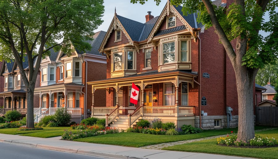 Victorian heritage home with ornate wooden trim and weathered original siding
